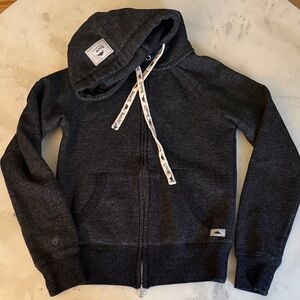 Roots Dark Gray Zip-Up Hoodie